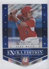 2012 Elite Extra Edition Status Blue Die-Cut 75/100 Alex Mejia #48 0c6