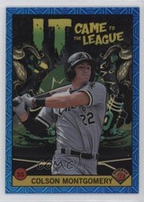 2022 Bowman Chrome Mega Box Blue Mojo Refractor 52/150 Colson Montgomery 9hx