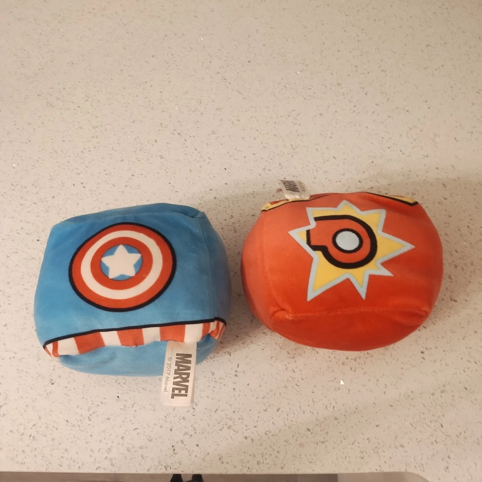 Cubd - Peluche suave - Cubo de peluche - Coleccionables - Iron Man y Capitán América  Foto 2 de 4