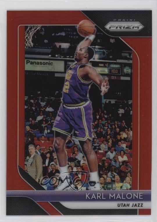 2018-19 Panini Prizm Red Prizm 79/299 Karl Malone #75 HOF