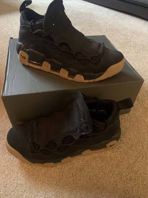 Size 9 - Nike Air More Money Black Gum 