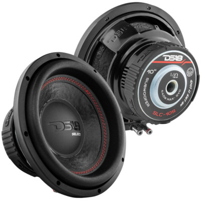 2x DS18 10'' Subwoofer with 2'' Voice Coil - SLC-10S 220W  Rms SVC 4 Ohm