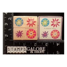 Hero Arts Rubber Stamps LL945 BOX SET 4 SM FLOWER POPS GARDEN FLOWERS 3176
