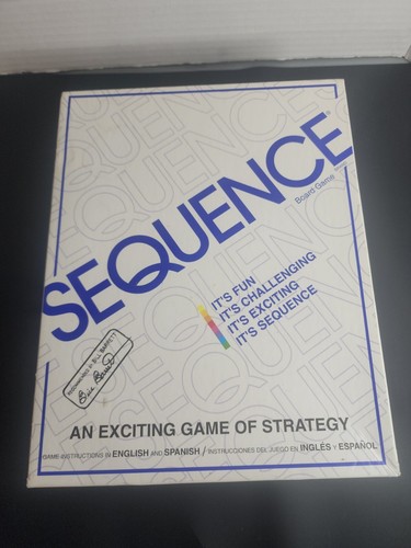 Vintage 1995 Original SEQUENCE Game with Board Cards and Chips Family Complete  - Picture 1 of 8