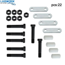 3-1/8" Trailer Axle Shackle Kit Tandem Axle Trailer Kit For Heavy-Duty Trailers