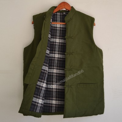 Winter Warm jacket Kung Fu Tai chi Tang suit Martial Arts Wing chun Shaolin Vest