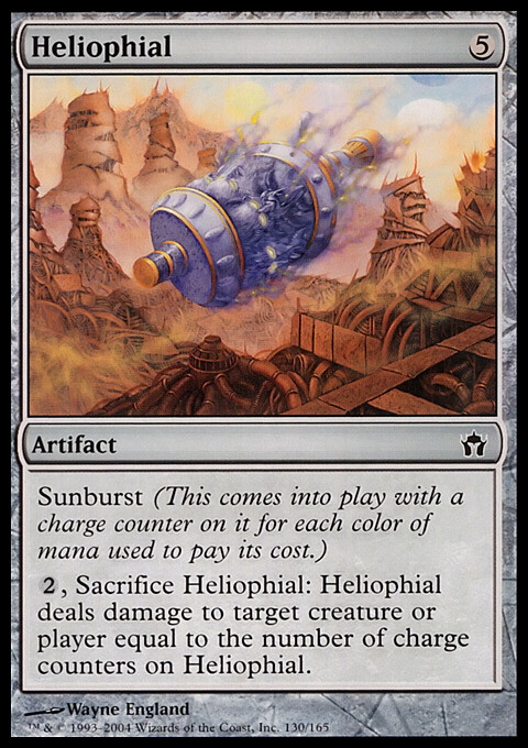 Magic the Gathering MTG Heliophial (130) Fifth Dawn   LP