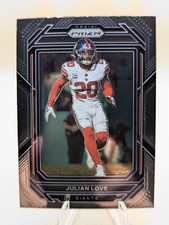 2022 Panini Prizm Football Julian Love card #220 New York Giants