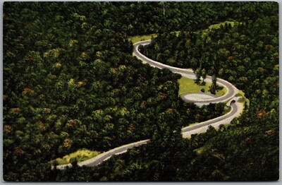Loop Over Great Smoky Mountains National Park Tennessee Postcard C693