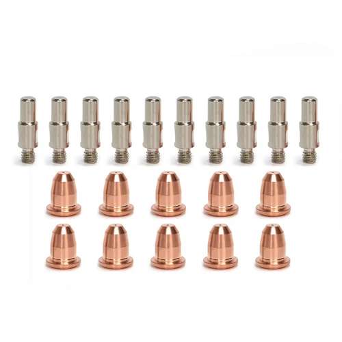 20/100pcs S45 PT60 PT40 PR0110 Electrode PD0116 0.6 Nozzle for Trafimet PLASMA - Picture 5 of 6
