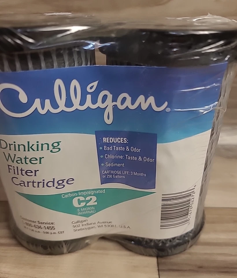 2 PACK CULLIGAN Drinking Water FILTER C2 Taste Odor Chlorine Sediment~NEW - Image 3 of 4