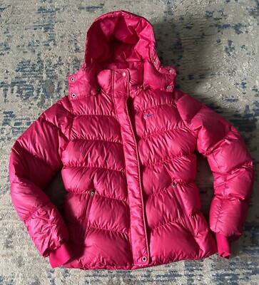 nike pink parka