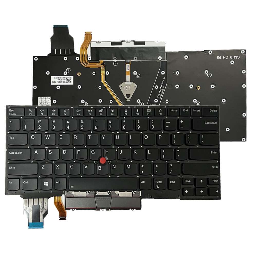 ガビゴンヨギボー US Backlit Keyboard grey touchpad For Lenovo ThinkPad X1 Yoga 4th