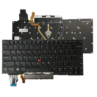 US Backlit Keyboard grey touchpad For Lenovo ThinkPad X1 Yoga 4th