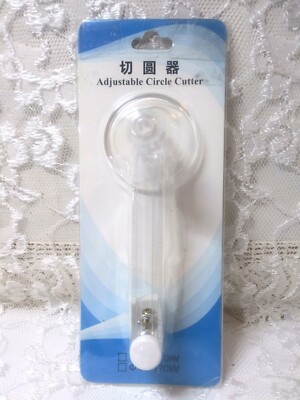 Adjustable Rotary Circle Cutter Plastic ~ Badge Maker