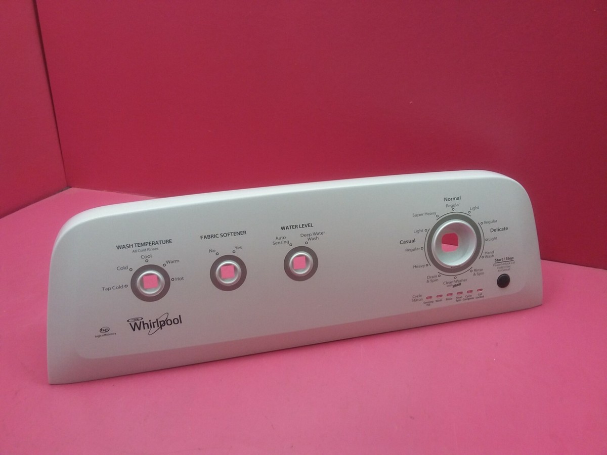WHIRLPOOL WASHER CONSOLE CASE W10877388 | eBay 