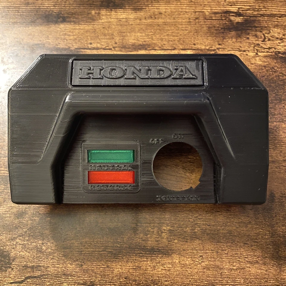 85-87 HONDA ATC 250ES BIG RED DASHBOARD ASSEMBLY  *3D PRINTED* - Image 2 of 4