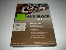 H&R Block 2009 Premium & State. Formerly TaxCut. New. Imports Turbotax files.