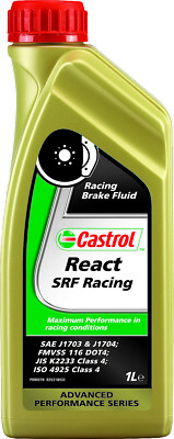 Castrol React SRF Brake Fluid 1L DOT 3/4 Ultra High Performance 15FBE8