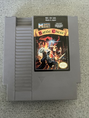 Nes Nintendo Battle Chess Tested Guaranteed Polished Contacts - Picture 1 of 3
