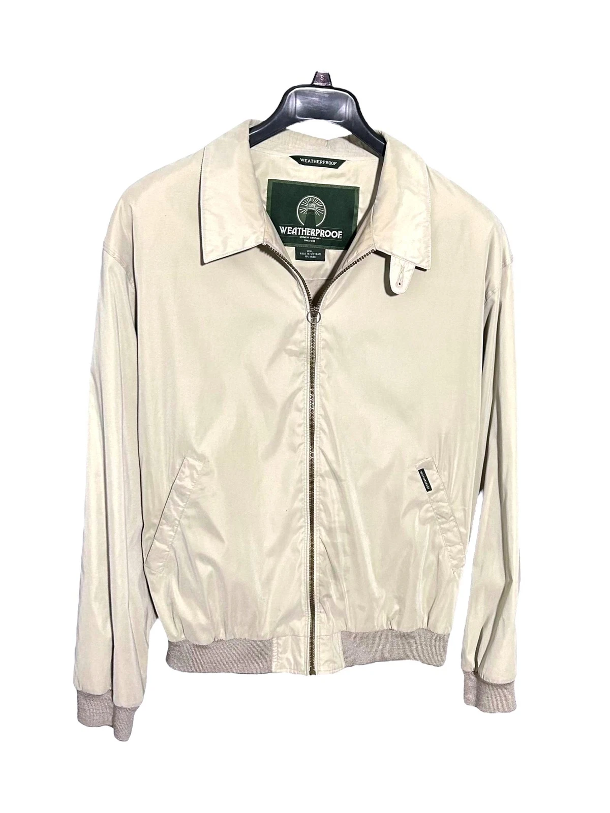 WEATHERPROOF Mens XXL Beige Lightweight Full-Zip Windbreaker - Lined
Opens in a new window or tab