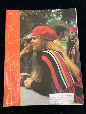 NOW 69, THE MAGAZINE ON THE YOUNG SCENE WITH MAY CO'S TEEN BOARD NEWS, AUG 1969
