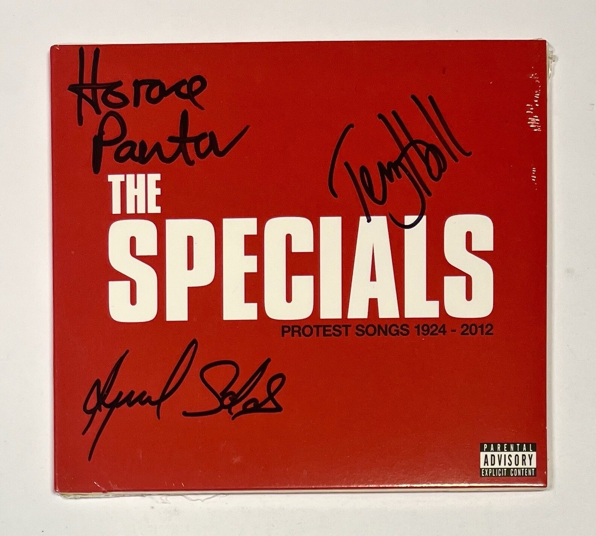 スペシャルズ直筆サイン入りCD PROTEST SONGS The Specials - Fully Signed “Protest Songs 1924-2012” (2021) CD