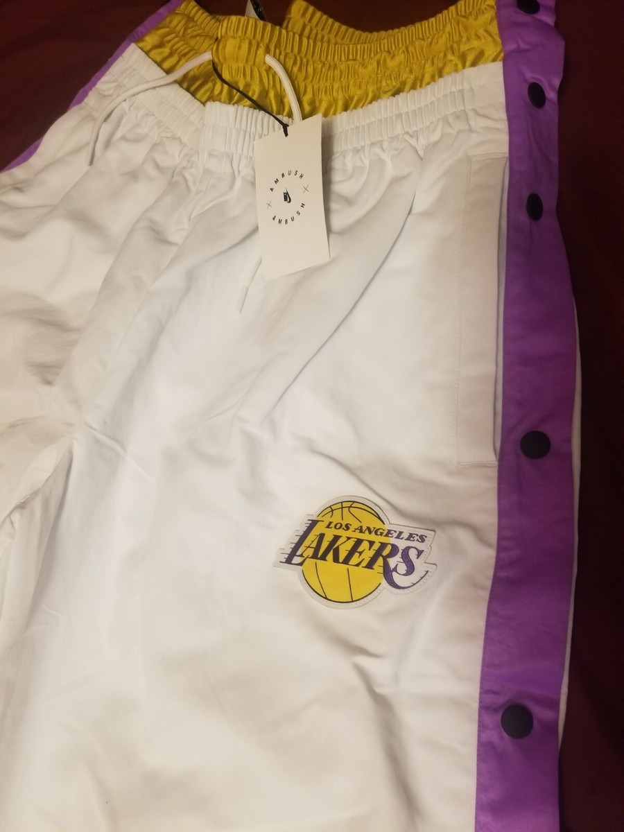 New Nike x Ambush NBA collection Lakers Pants Summit White New Nike x Ambush NBA collection Lakers Pants Summit White