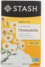 Stash Chamomile Herbal Tea 20 tea bags 2 PACK Best by 3/2027
