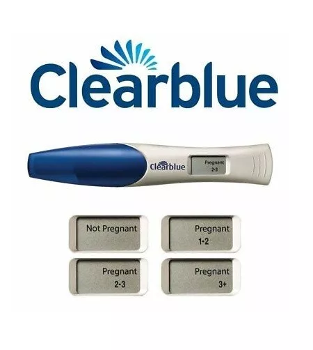 Clearblue Digital Pregnancy Test Conception Indicator Test (1 Test) -  UNBOXED