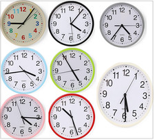 Wall Clock Silent & Non-ticking Modern Battery Operated Digital Quiet Home Decor