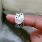 Moonstone 925 Sterling Silver Band Statement Ring Handmade Ring All size-D-38