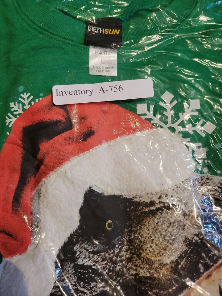 Sudadera Lost Gods Ugly Christmas T Rex Santa, Talla Grande, Nueva con Etiquetas, Envío Gratis  Foto 2 de 2
