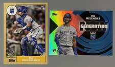 Two 2022 Topps Update MJ Melendez 1987 35th Anniversary & Generation Now