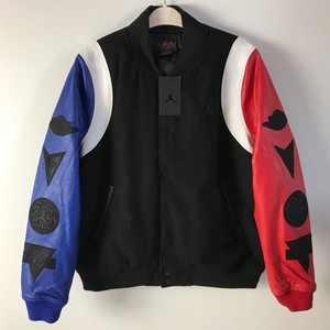 jordan jacket black and red