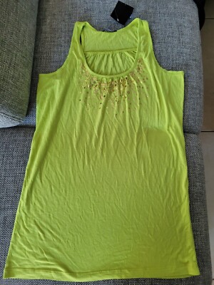 Top grün mit goldenen Punkten Gr. 40/42 von 3suisses Viscose NEU