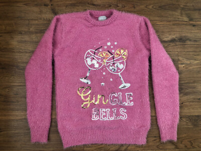pink christmas jumper