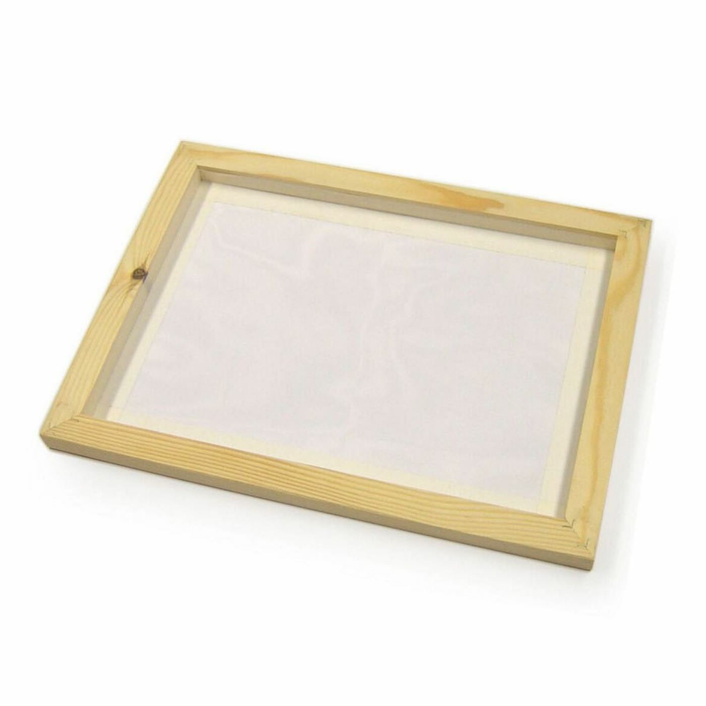 Screen Printing Frame with Mesh Screen A4 Size Printing Making