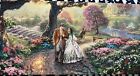 Estate Sale Thomas Kinkade Gone With The Wind Rare Size 16.5 X 31 Inch Mint