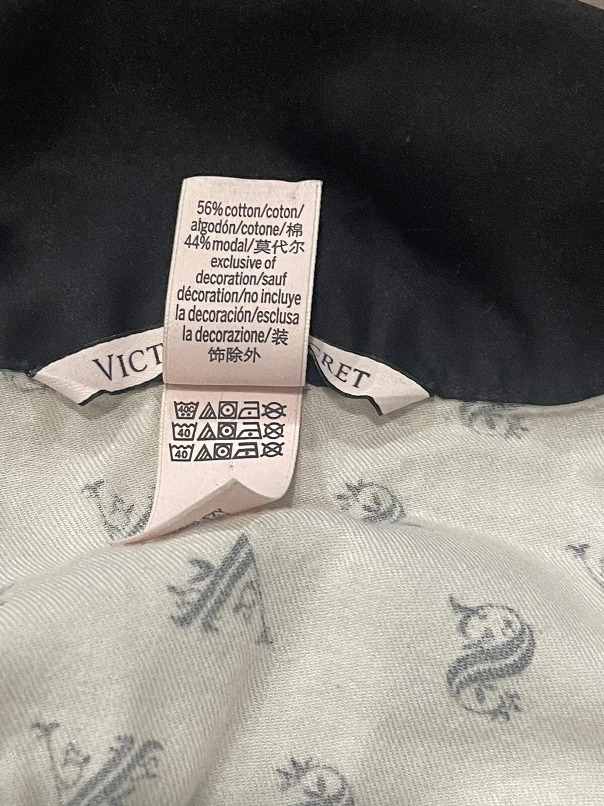 UNDERCOVER Pigiama abito da donna Victoria's Secret manica lunga abbottonato taglia: SM