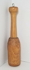 Primitive Wooden Potato Masher Pestle Kitchen Utensil Vintage Wood Antique