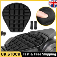 Motorcycle 3D Comfort Gel Seat Cushion Air Motorbike Pillow Pad Cover Universal