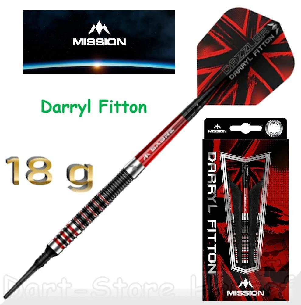 Mission Soft Darts Darryl Fitton 18 G