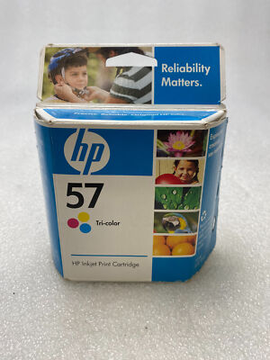 HP Original Ink Cartridge 57 Tri-Color C6657AN Option 140 NEW IN BOX