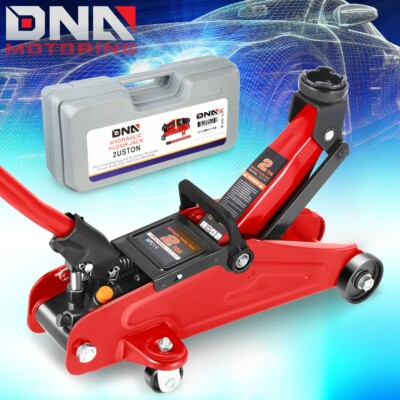 #ad #ad Portable 2 Ton Heavy Duty Steel Lifting Hydraulic Trolley Garage Floor Jack Red $42.74