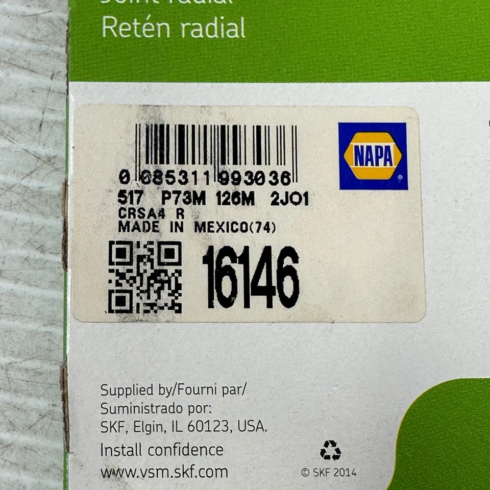 Лот из 3 масляных уплотнений SKF 16146 — подходит для Cadillac Escalade, Chevy Silverado/Tahoe - Изображение 3 из 4