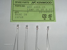 Kit Lampe LCD 6,3V 0,075A Kenwood TM-251 TS-50 TM-255 TM455 TM721
