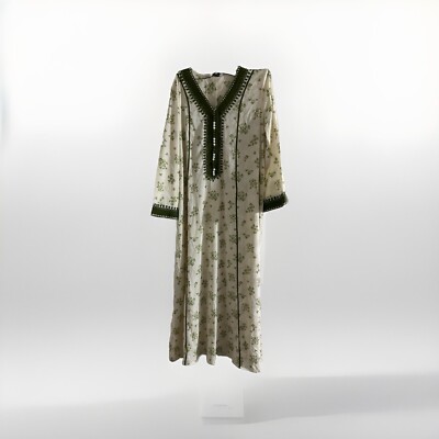 Fashion Women Muslim Lace Print Floral Long Maxi Dresses Kaftan Party Arab  Robe | eBay