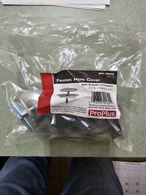 ProPlus Faucet Hole Cover Polished Chrome 2'' OD 2489492 Bulk Lot of 25
