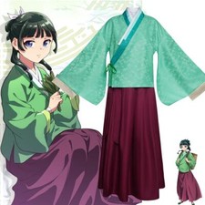Anime Maomao Cosplay Costume Apothecary Diaries Role Tops Dress Wig Party Stage